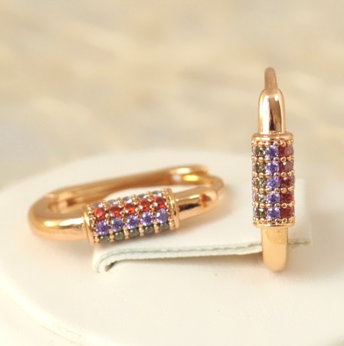 Серьги позолота H01-12553