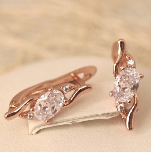 Серьги позолота H01-12450