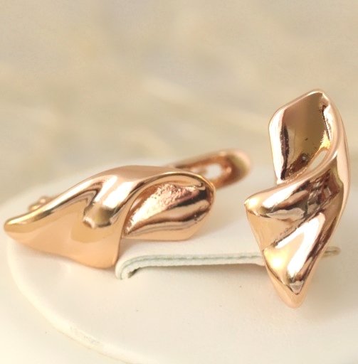 Серьги позолота  H01-12453