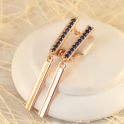 Серьги позолота  H01-12352