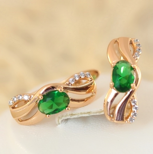 Серьги позолота  H01-13430