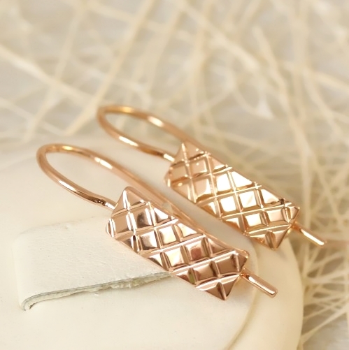 Серьги позолота  H01-12909