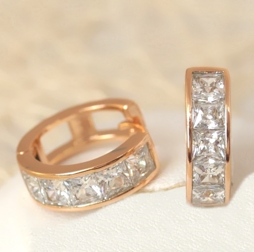 Серьги позолота H01-12896