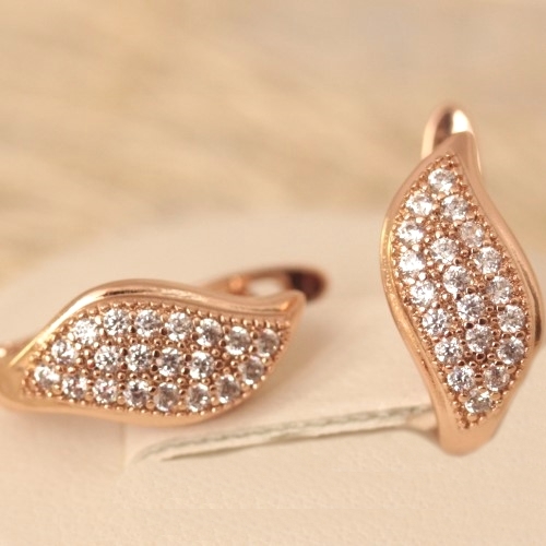 Серьги позолота H01-13611