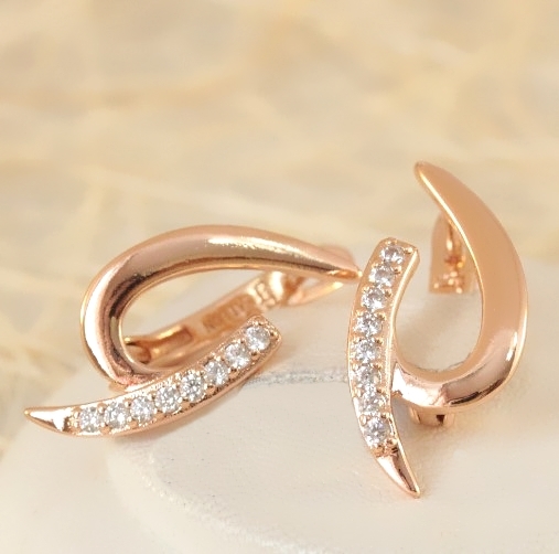 Серьги позолота H01-14541