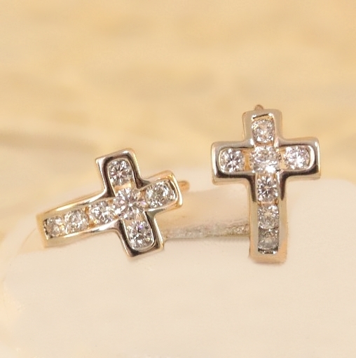 Серьги позолота H01-13568