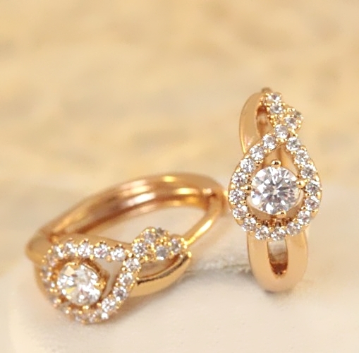 Серьги позолота H01-13820