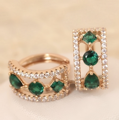 Серьги позолота H01-14650