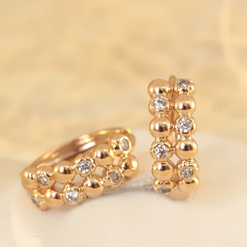 Серьги позолота H01-13760р