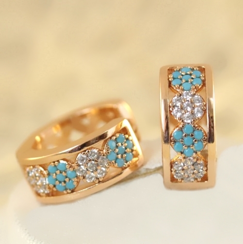 Серьги позолота  H01-14908р