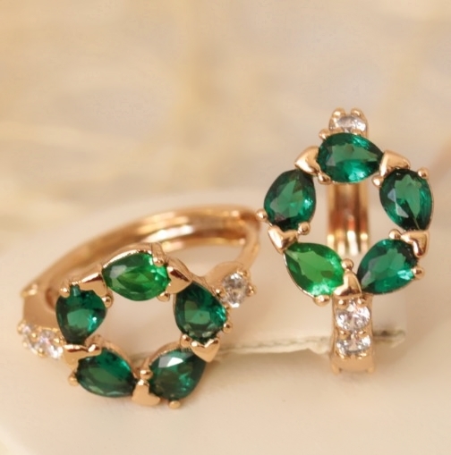 Серьги позолота  H01-14563