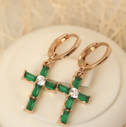 Серьги позолота  H01-15152