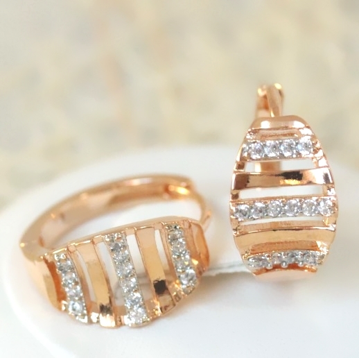 Серьги позолота  H01-14340
