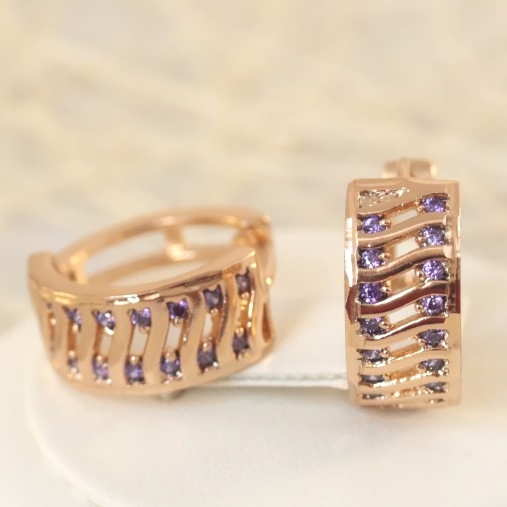 Серьги позолота  H01-4221р