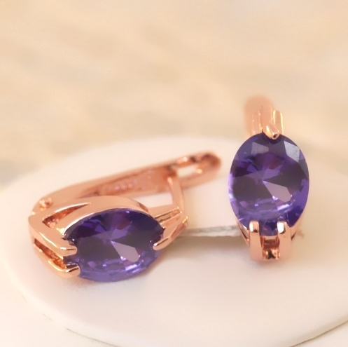 Серьги позолота H01-8518