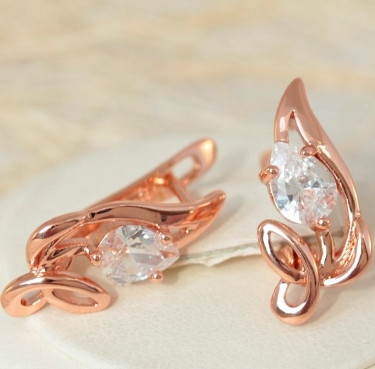 Серьги позолота H01-15277
