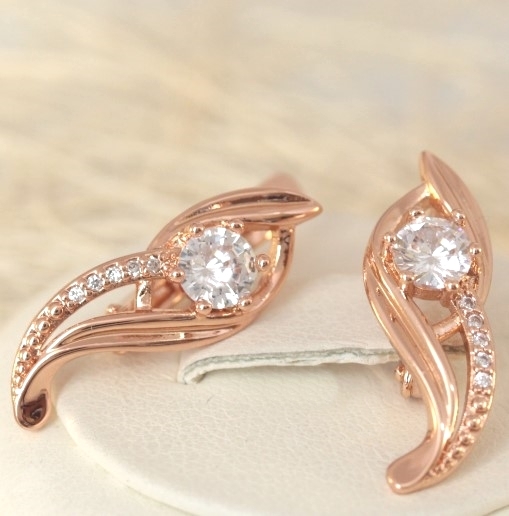 Серьги позолота H01-6147р