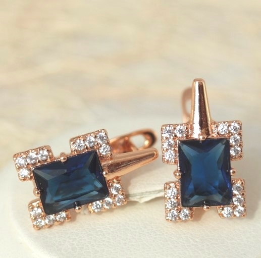 Серьги позолота H01-4879
