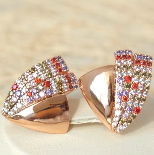 Серьги позолота H01-3723