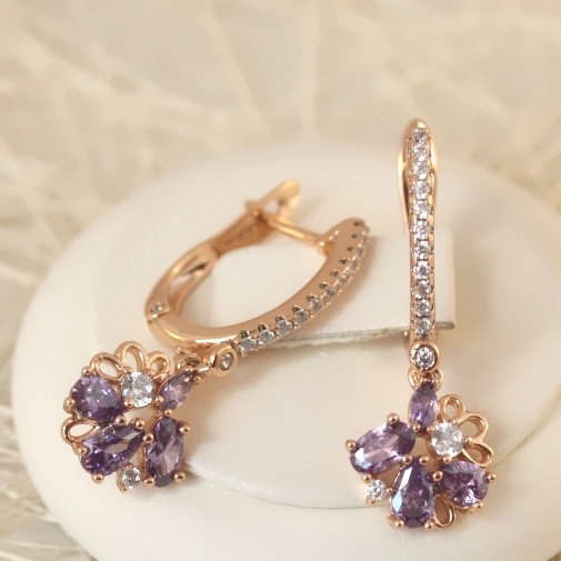 Серьги позолота H01-15318