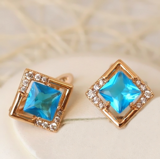 Серьги позолота H01-15440