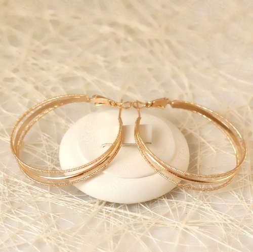Серьги позолота  H01-6360