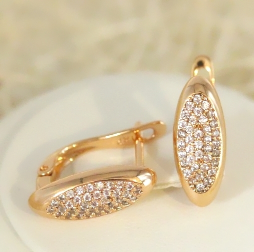 Серьги позолота H01-3242