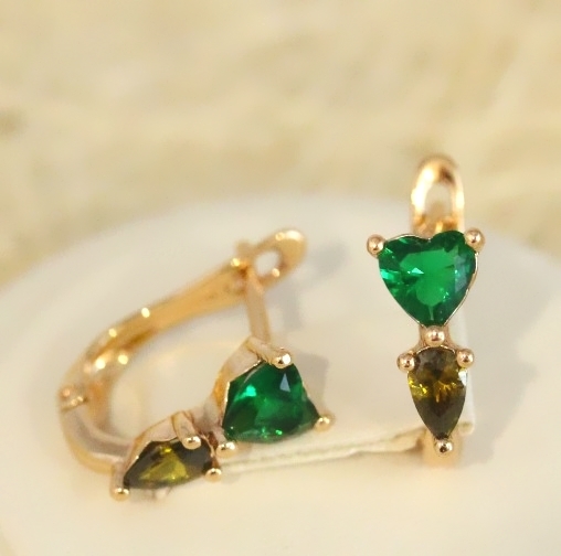 Серьги позолота H01-8128